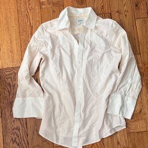 Women’s Brooks Brothers Cream Dress Shirt